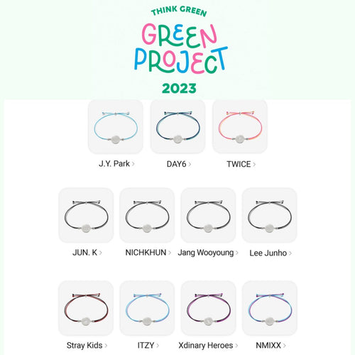 JYP ARTISTS - THINK GREEN GREEN PROJECT 2023 - K-STAR