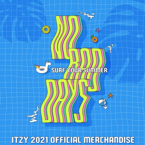[JYP] ITZY - No Bad Days JULY Limited Monthly Kit: SURF YOUR SUMMER - K-STAR