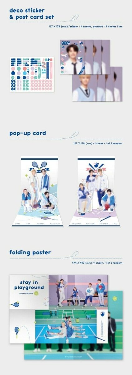 JYP] STRAY KIDS - 2nd PHOTOBOOK: stay in playground – K-STAR
