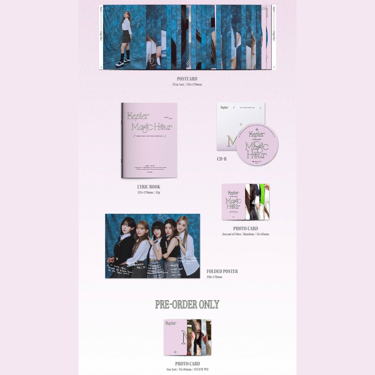 KEP1ER - MAGIC HOUR 5th Mini album Unit Version - K-STAR