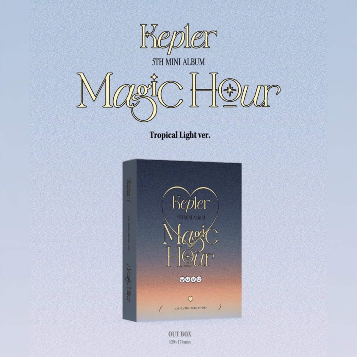 KEP1ER - MAGIC HOUR 5th Mini album Unit Version - K-STAR