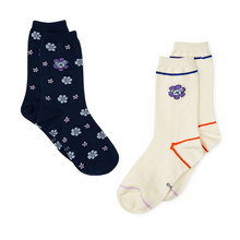 [LINE X BT21] Socks (2 Pairs) Flower Version