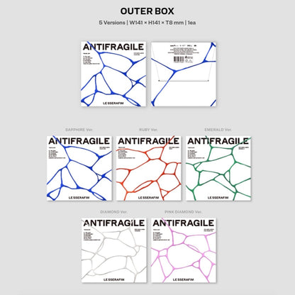 LE SSERAFIM - ANTIFRAGILE 2nd Mini Album COMPACT Ver. (You Can Choose MEMBER Version) - K-STAR
