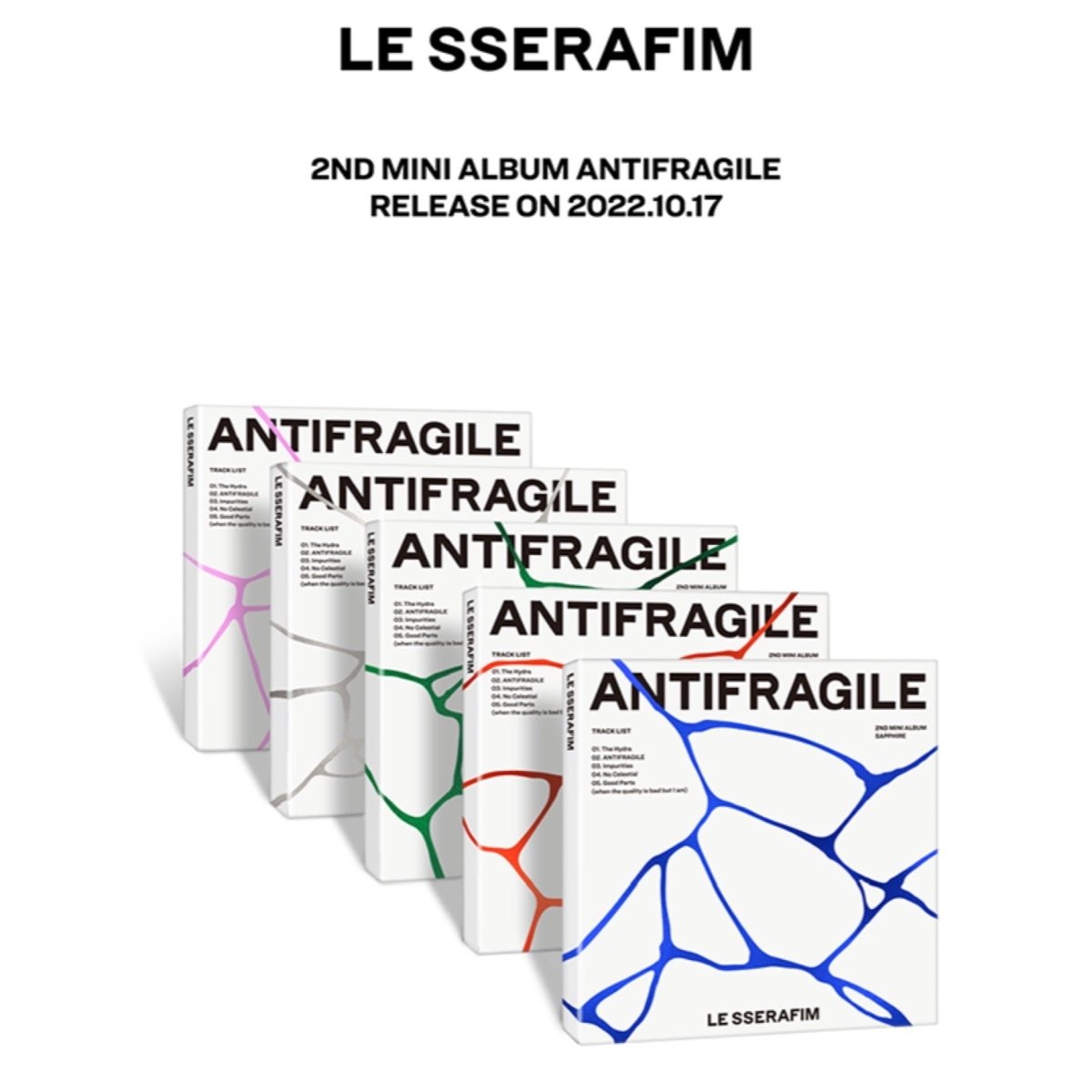 LE SSERAFIM - ANTIFRAGILE 2nd Mini Album COMPACT Ver. (You Can