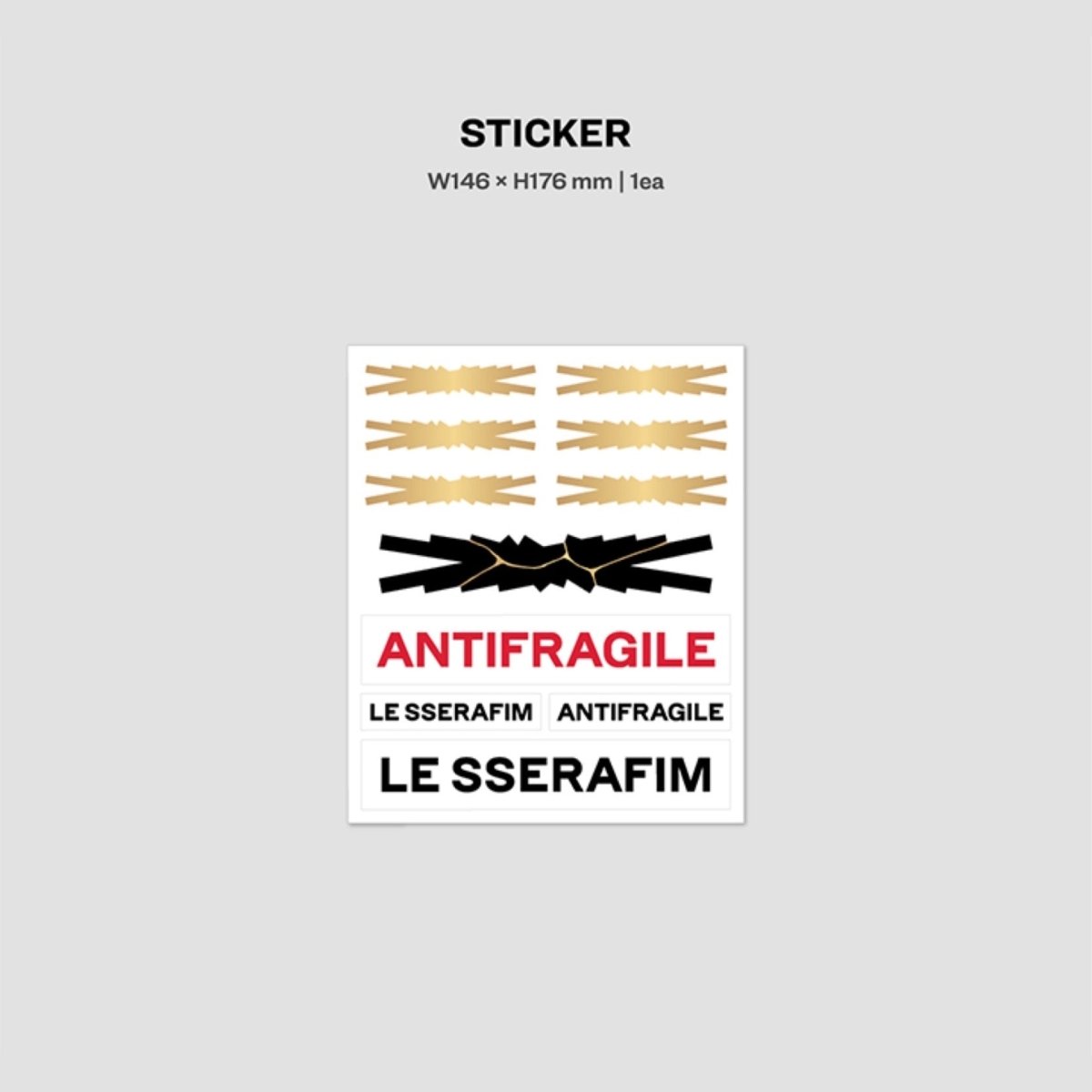 LE SSERAFIM - ANTIFRAGILE 2nd Mini Album (You Can Choose Version) - K-STAR