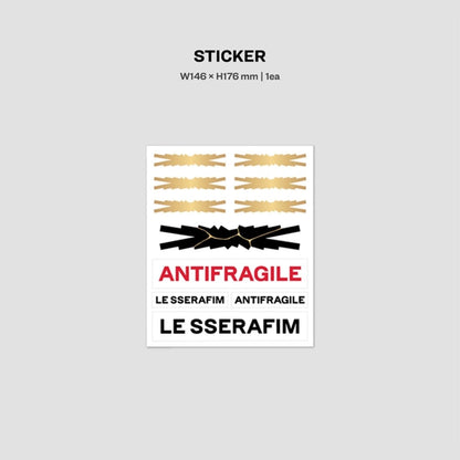 LE SSERAFIM - ANTIFRAGILE 2nd Mini Album (You Can Choose Version) - K-STAR