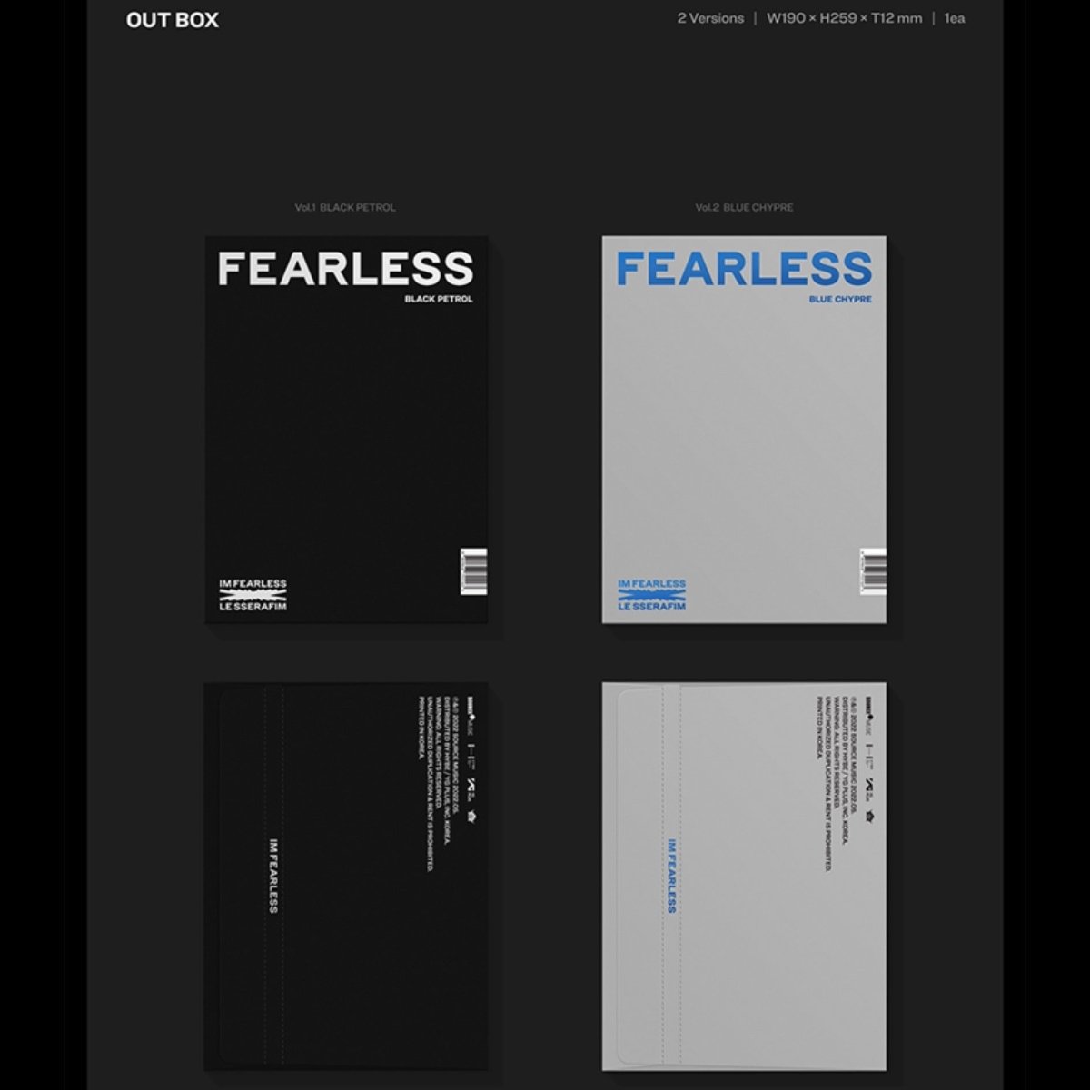 LE SSERAFIM - FEARLESS 1st Mini Album - K-STAR