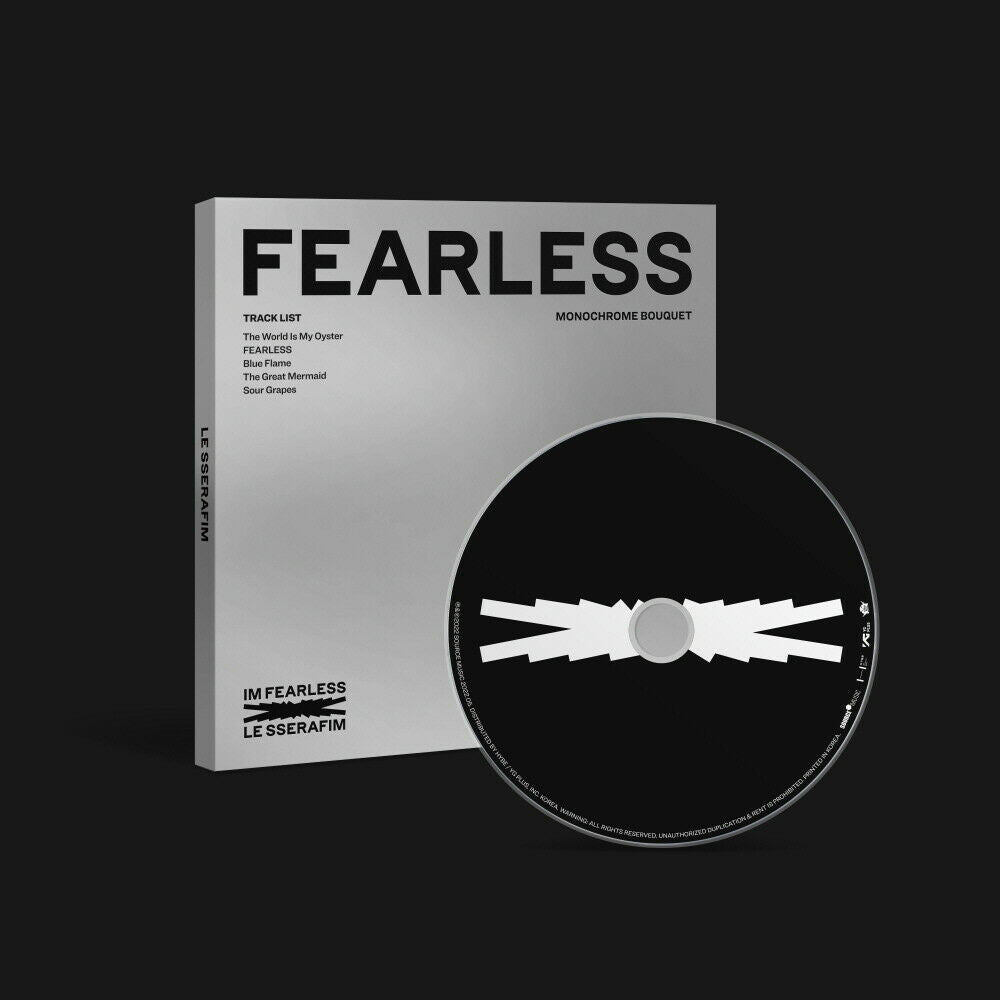 LE SSERAFIM - FEARLESS 1st Mini Album (Monochrome Bouquet Version) - K-STAR