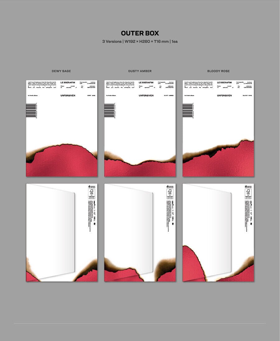 LE SSERAFIM - UNFORGIVEN 1st Studio Album (You Can Choose Ver) - K-STAR