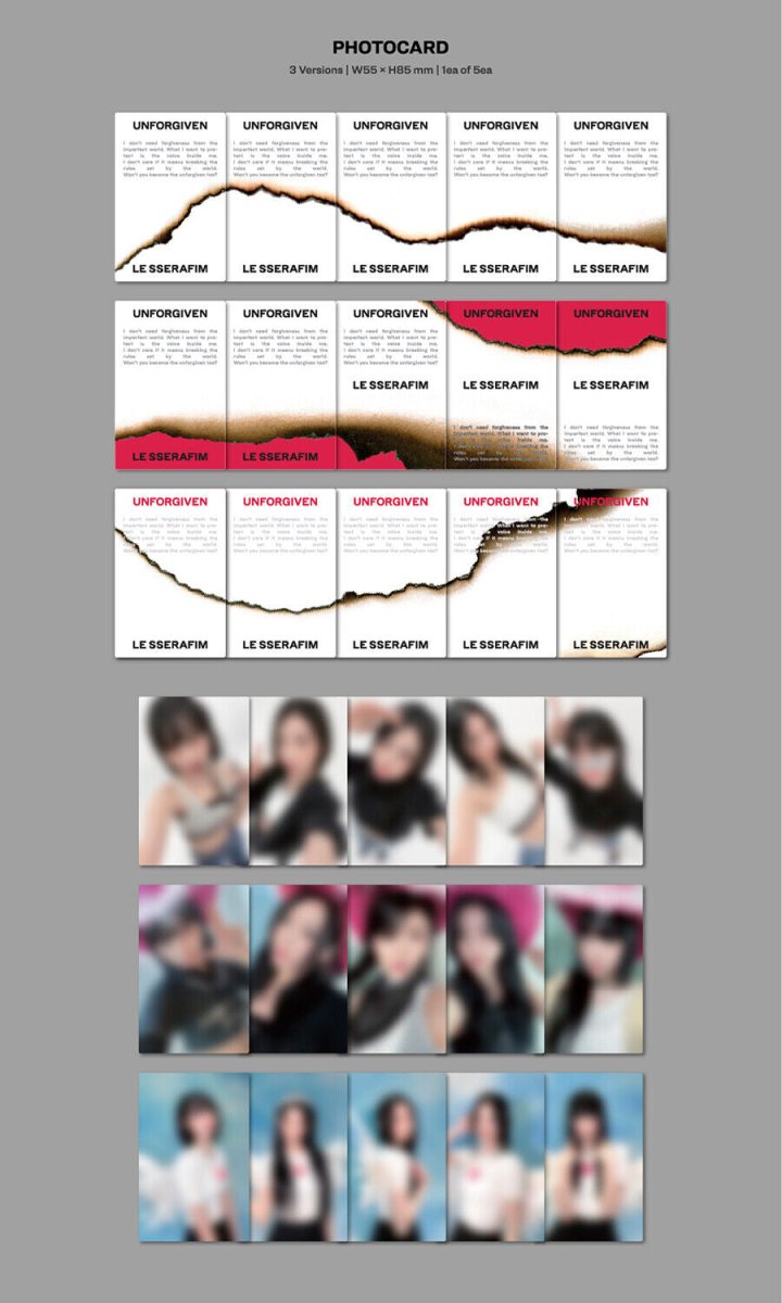 LE SSERAFIM - UNFORGIVEN 1st Studio Album (You Can Choose Ver) - K-STAR