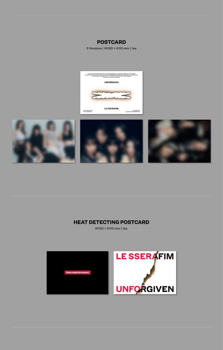 LE SSERAFIM - UNFORGIVEN 1st Studio Album (You Can Choose Ver) - K-STAR