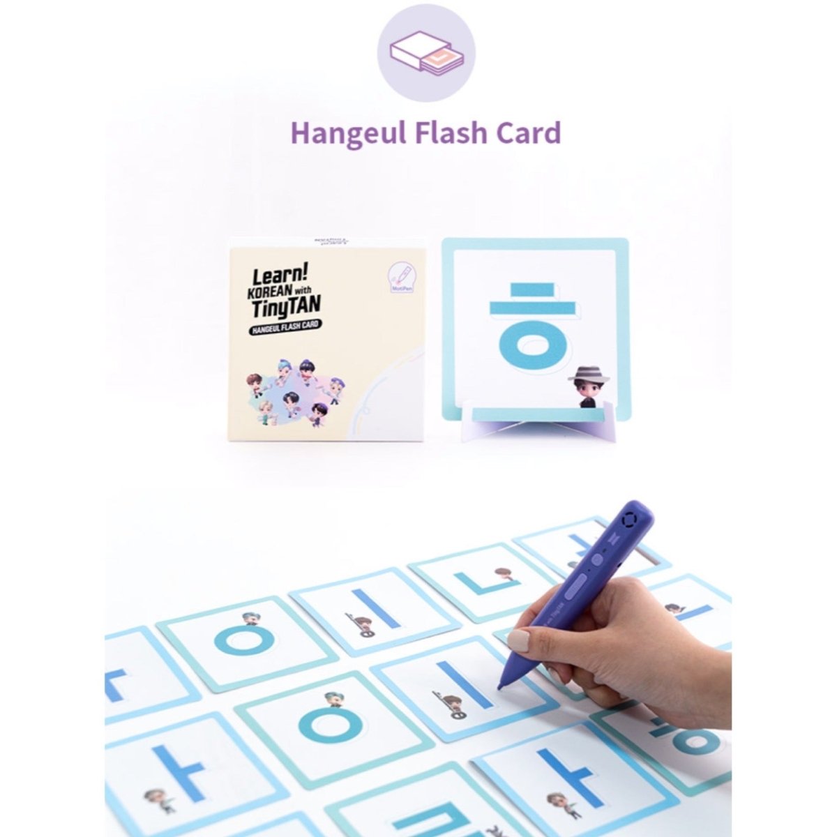 Learn! KOREAN with TinyTAN BOOK Package + Free Express Shipping - K-STAR