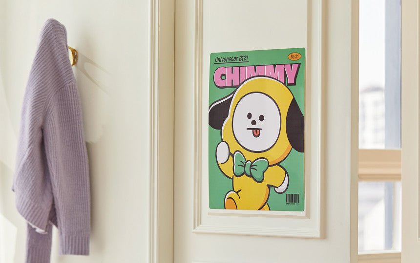 [LINE X BT21] Air Purifier Wall Poster (Free Express Shipping) - K-STAR