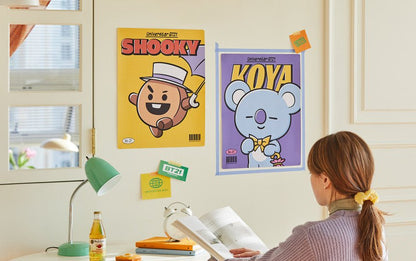 [LINE X BT21] Air Purifier Wall Poster (Free Express Shipping) - K-STAR