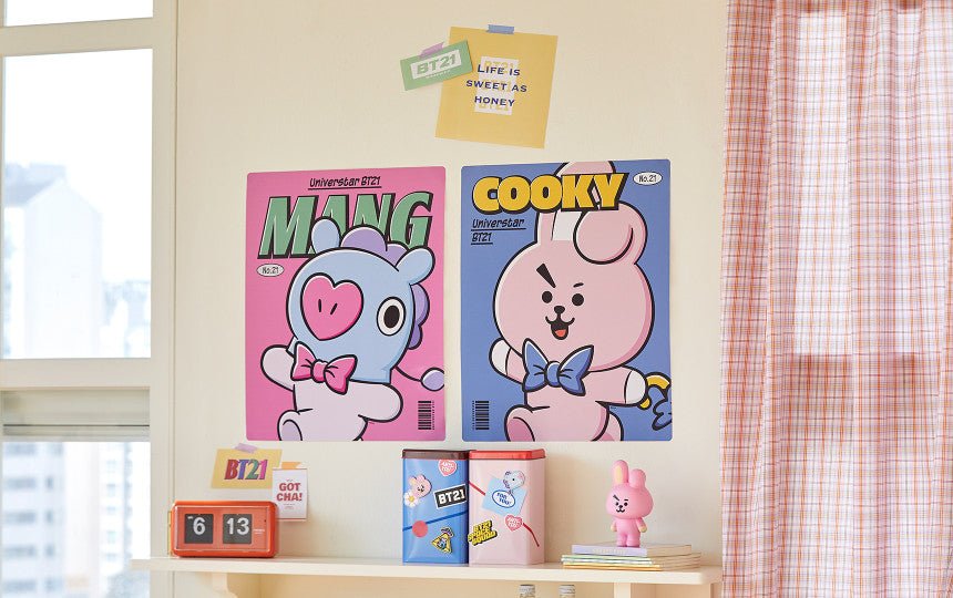 [LINE X BT21] Air Purifier Wall Poster (Free Express Shipping) - K-STAR
