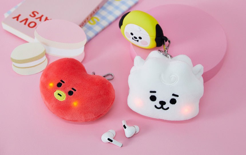 [LINE X BT21] Baby Lighting Bagcharm Doll Keyring - K-STAR