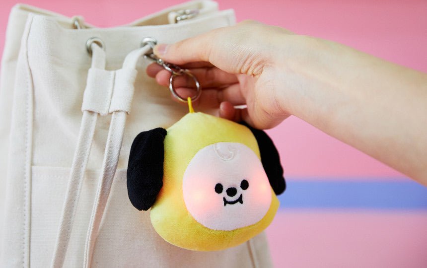 [LINE X BT21] Baby Lighting Bagcharm Doll Keyring - K-STAR