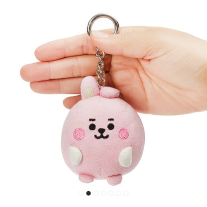 [LINE X BT21] Baby PongPong Suede Bagcharm 7cm - K-STAR