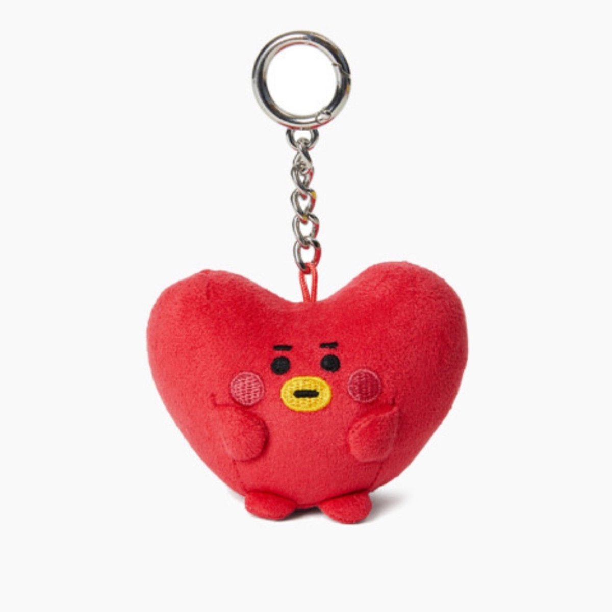 [LINE X BT21] Baby PongPong Suede Bagcharm 7cm - K-STAR