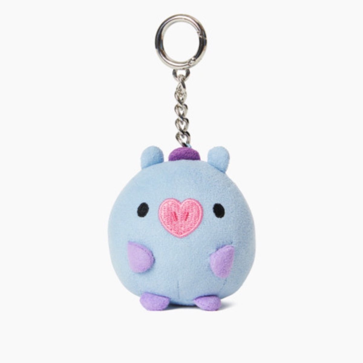 [LINE X BT21] Baby PongPong Suede Bagcharm 7cm - K-STAR