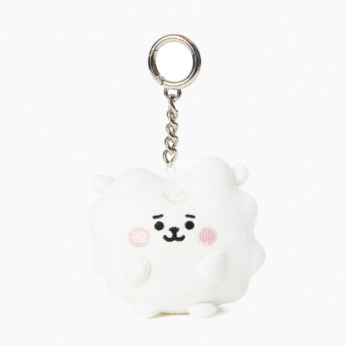 [LINE X BT21] Baby PongPong Suede Bagcharm 7cm - K-STAR