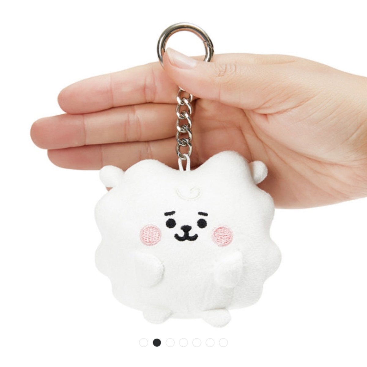 [LINE X BT21] Baby PongPong Suede Bagcharm 7cm - K-STAR