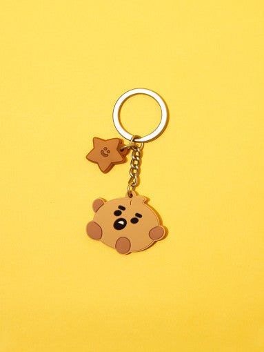 [LINE X BT21] Baby Silicone Keyring - K-STAR