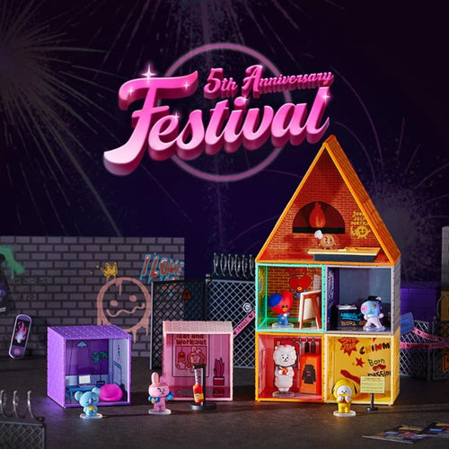 [LINE X BT21] BT21 5th ANNIVERSARY FESTIVAL Universe Mini House Figure - K-STAR