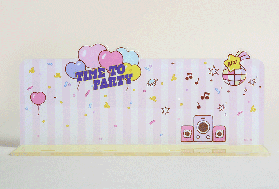 [LINE X BT21] BT21 Acrylic Stand Calendar Group Party Ver. - K-STAR