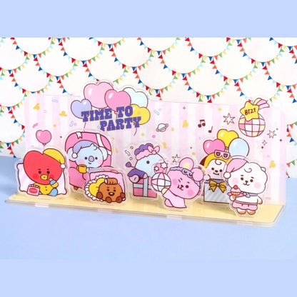 [LINE X BT21] BT21 Acrylic Stand Calendar Group Party Ver. - K-STAR