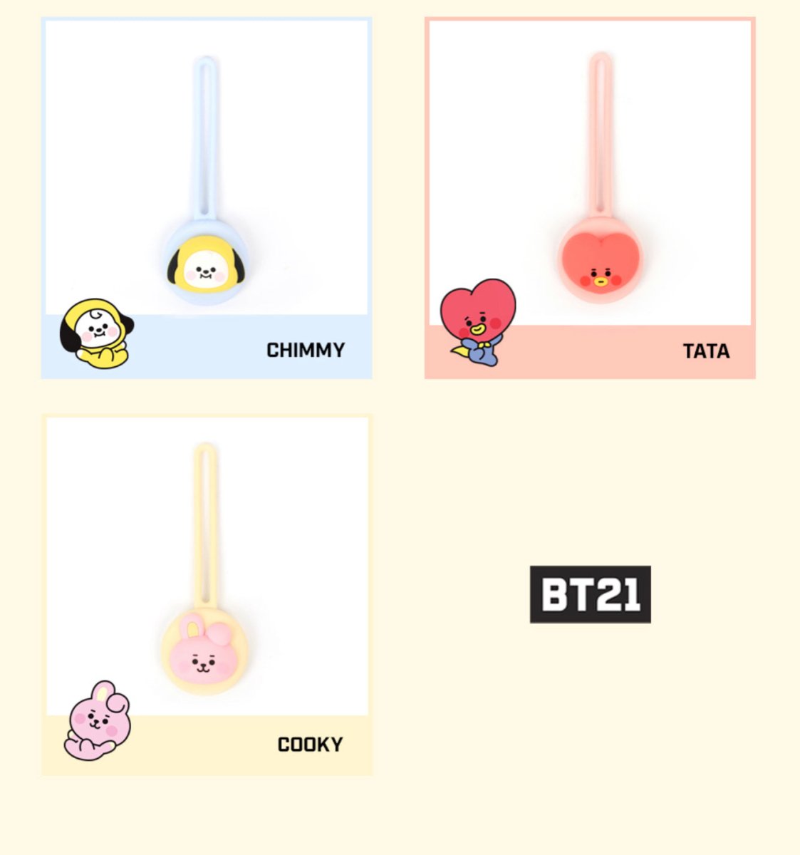 [LINE X BT21] BT21 Baby AirTag Case - K-STAR