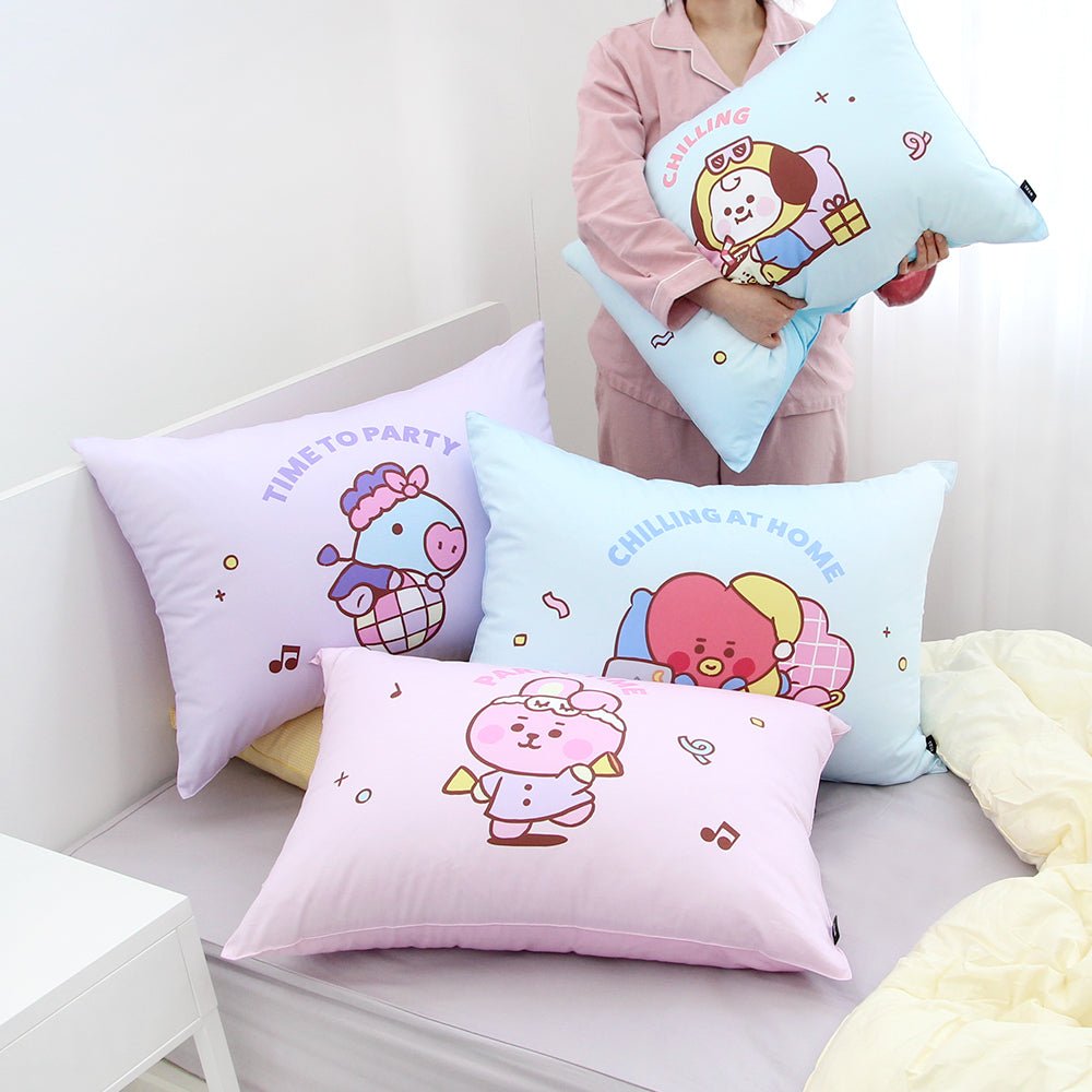 [LINE X BT21] BT21 Baby Big Pillow Party Version 50cm x 70cm - K-STAR
