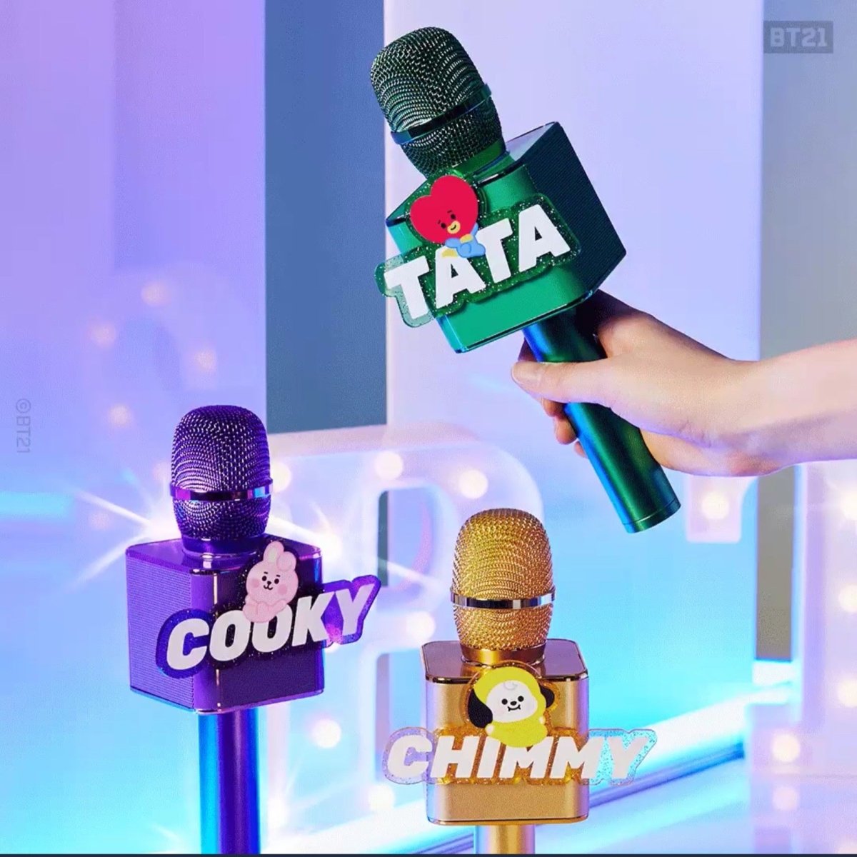 [LINE X BT21] BT21 Baby Bluetooth MIC (Free Express Shipping) - K-STAR