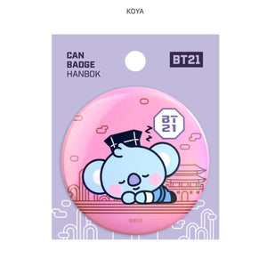 [LINE X BT21] BT21 Baby Can Badge Hanbok Ver 7ea - K-STAR