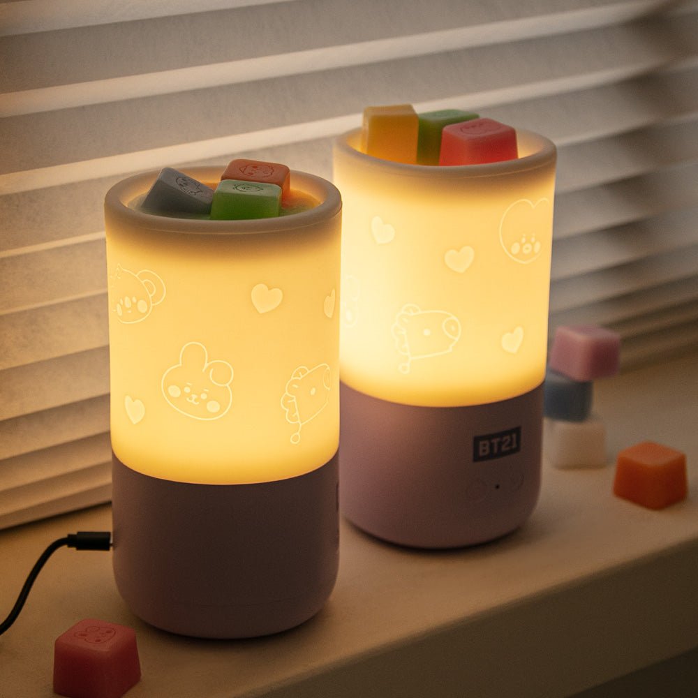 [LINE X BT21] BT21 Baby Candle Warmer Moodlight + Refill - K-STAR