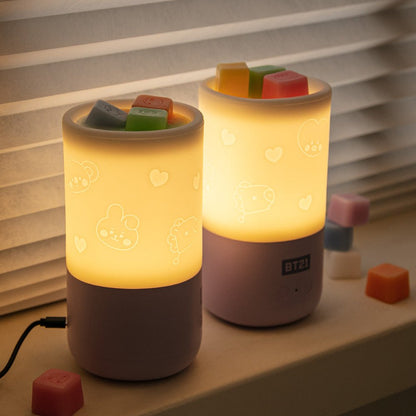 [LINE X BT21] BT21 Baby Candle Warmer Moodlight + Refill - K-STAR