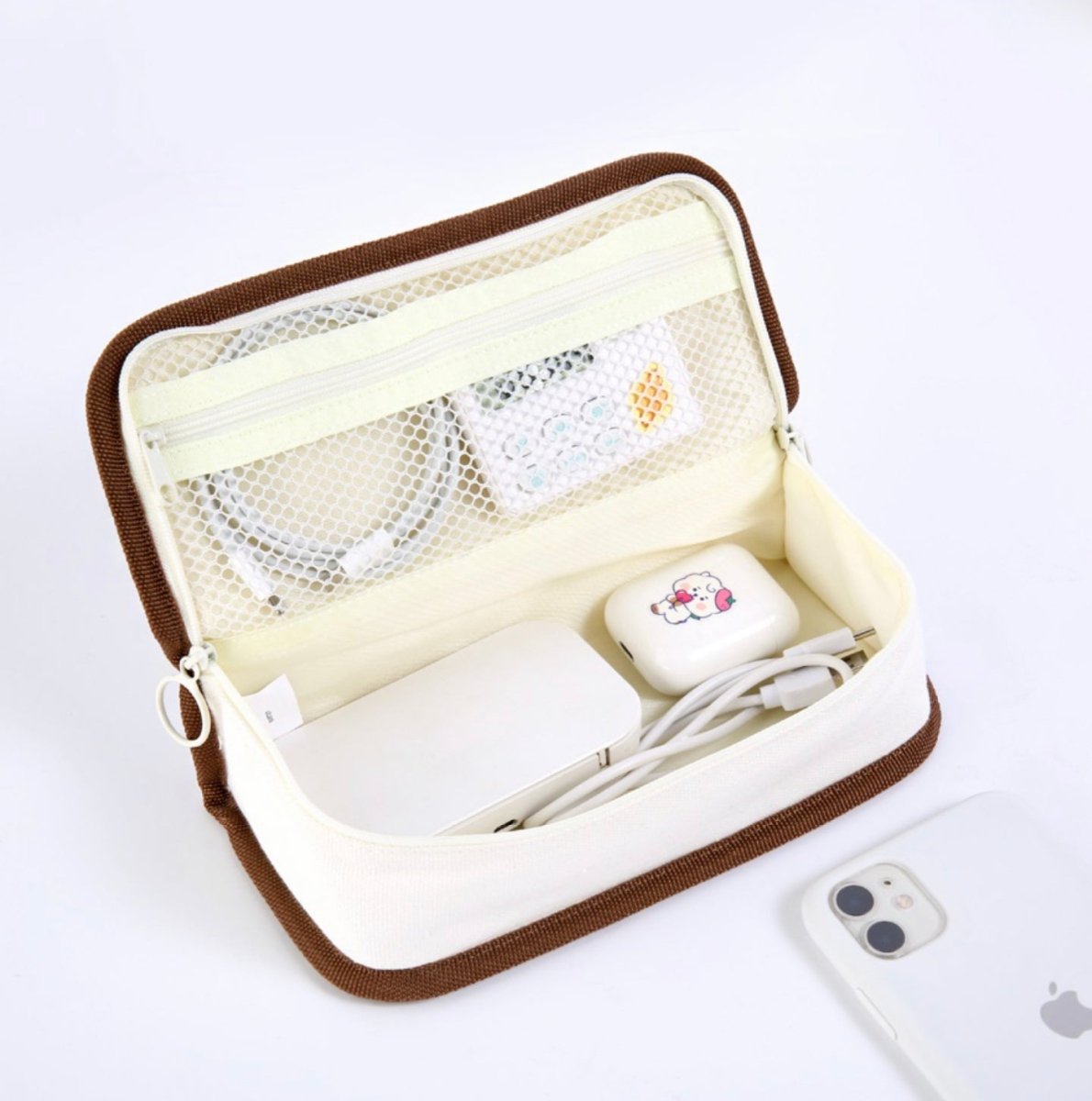 [LINE X BT21] BT21 Baby Canvas Pen Pouch - K-STAR