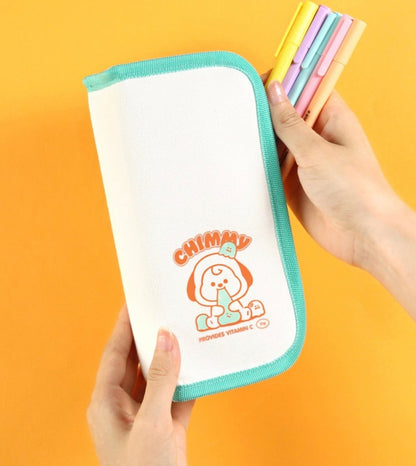 [LINE X BT21] BT21 Baby Canvas Pen Pouch - K-STAR