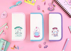 [LINE X BT21] BT21 Baby Canvas Pen Pouch - K-STAR