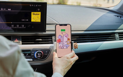 [LINE X BT21] BT21 Baby Car High Speed Wireless Charger - K-STAR
