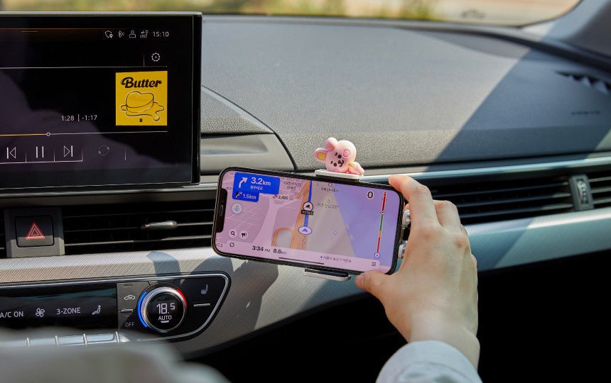 [LINE X BT21] BT21 Baby Car High Speed Wireless Charger - K-STAR
