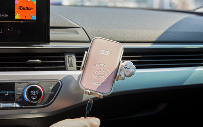 [LINE X BT21] BT21 Baby Car High Speed Wireless Charger - K-STAR