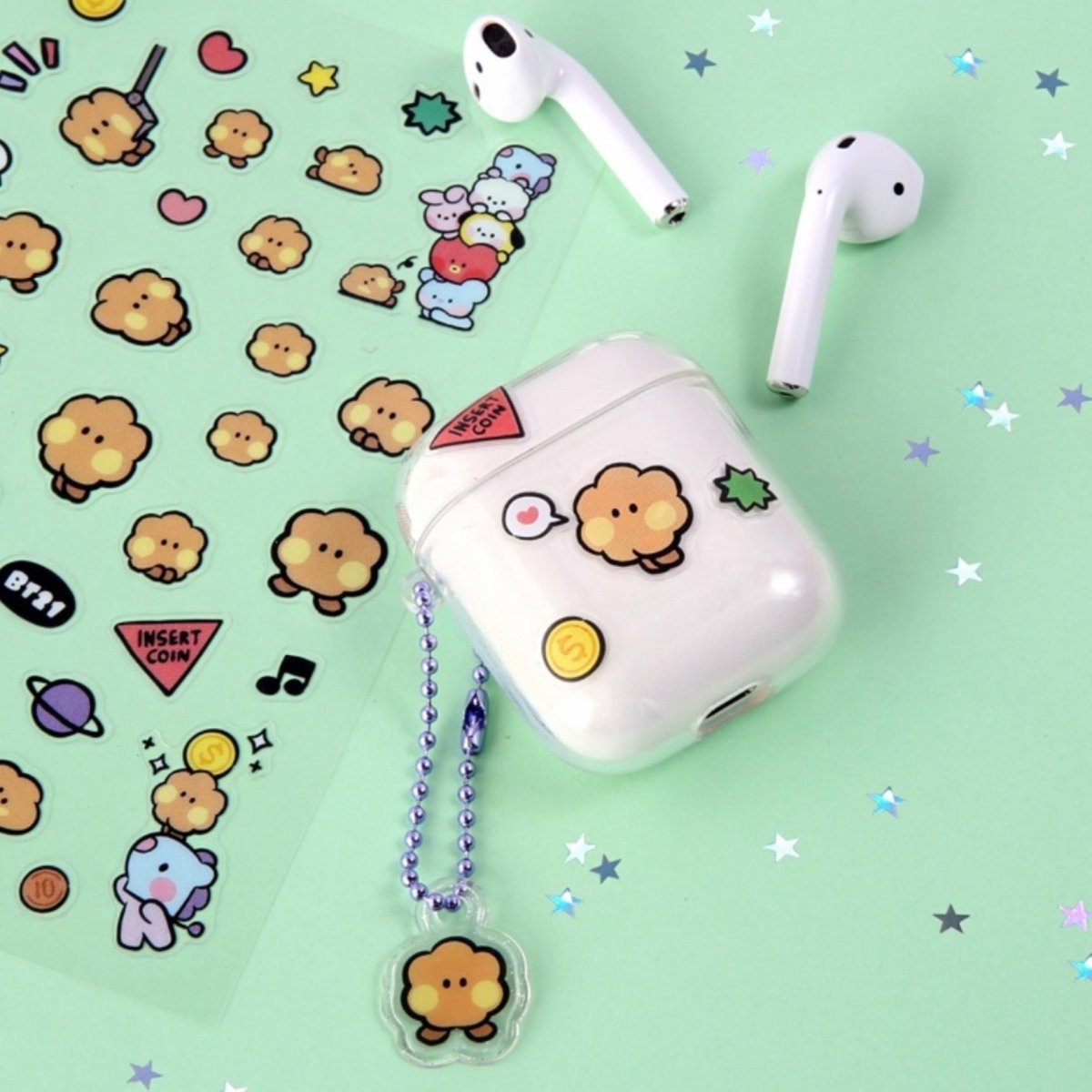 [LINE X BT21] BT21 Baby Clear Sticker Minini Version 7SET - K-STAR