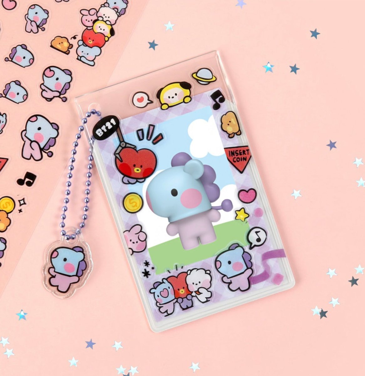 [LINE X BT21] BT21 Baby Clear Sticker Minini Version 7SET - K-STAR