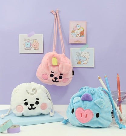 [LINE X BT21] BT21 Baby Face Hand Pouch - K-STAR