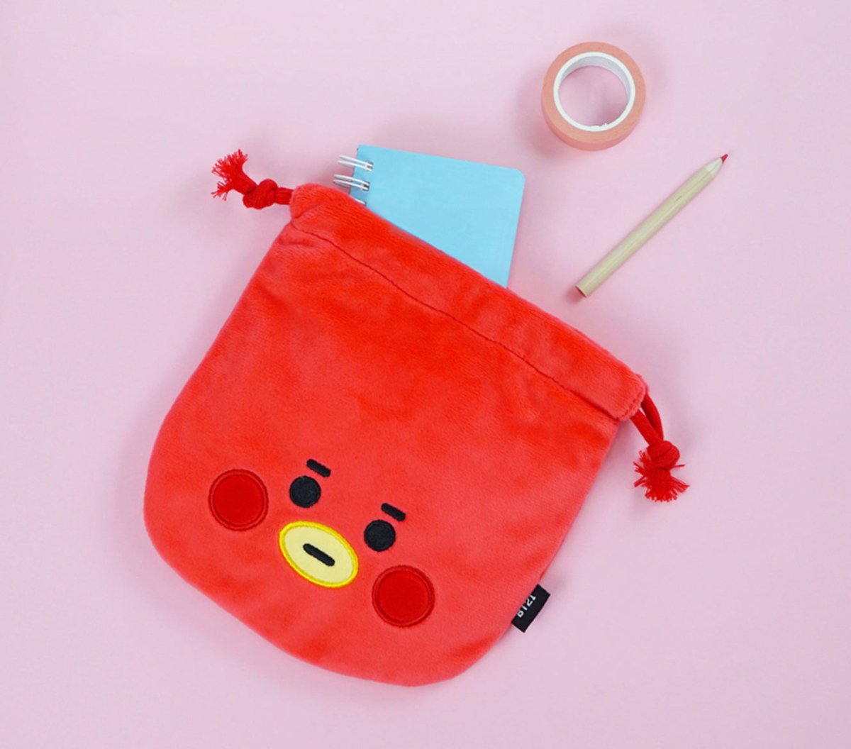 [LINE X BT21] BT21 Baby Face Hand Pouch - K-STAR