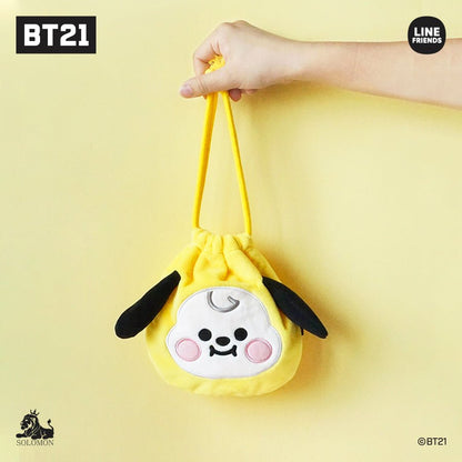 [LINE X BT21] BT21 Baby Face Hand Pouch - K-STAR