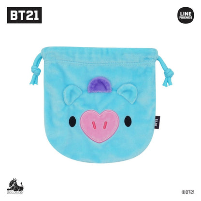[LINE X BT21] BT21 Baby Face Hand Pouch - K-STAR