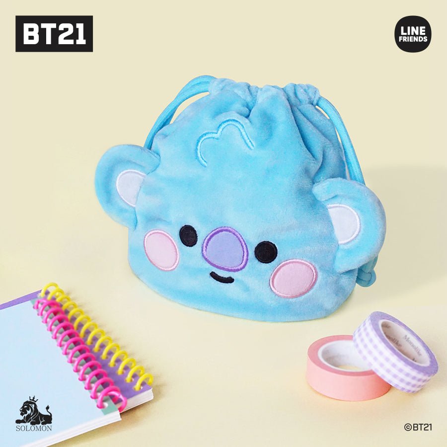 [LINE X BT21] BT21 Baby Face Hand Pouch - K-STAR