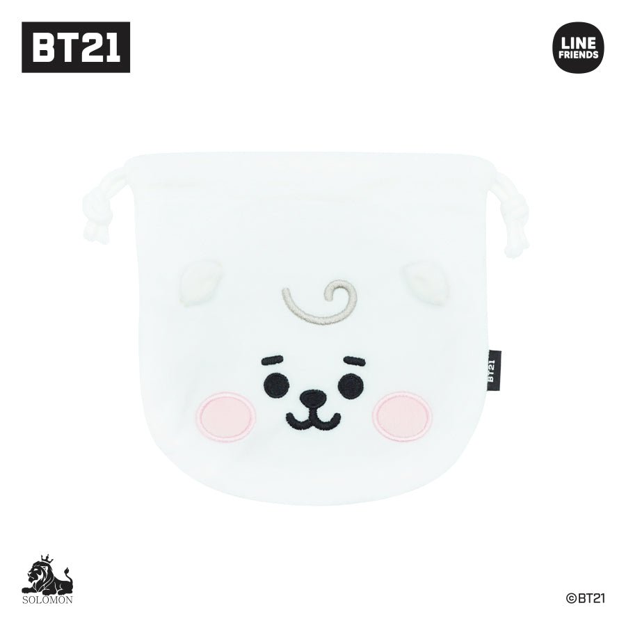 [LINE X BT21] BT21 Baby Face Hand Pouch - K-STAR